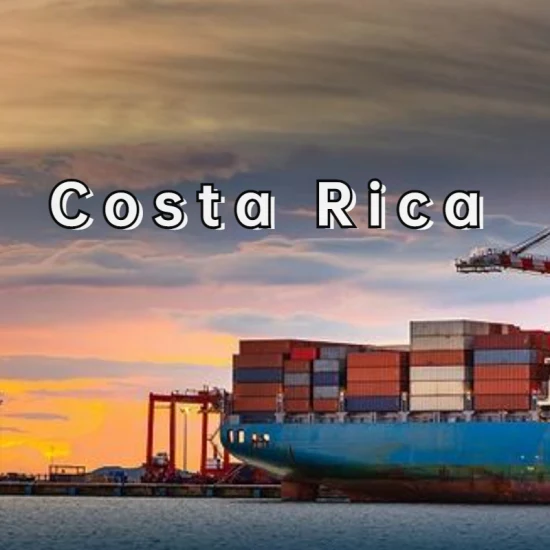 Transporte marítimo de Xangai, China para Costa Rica, DDP